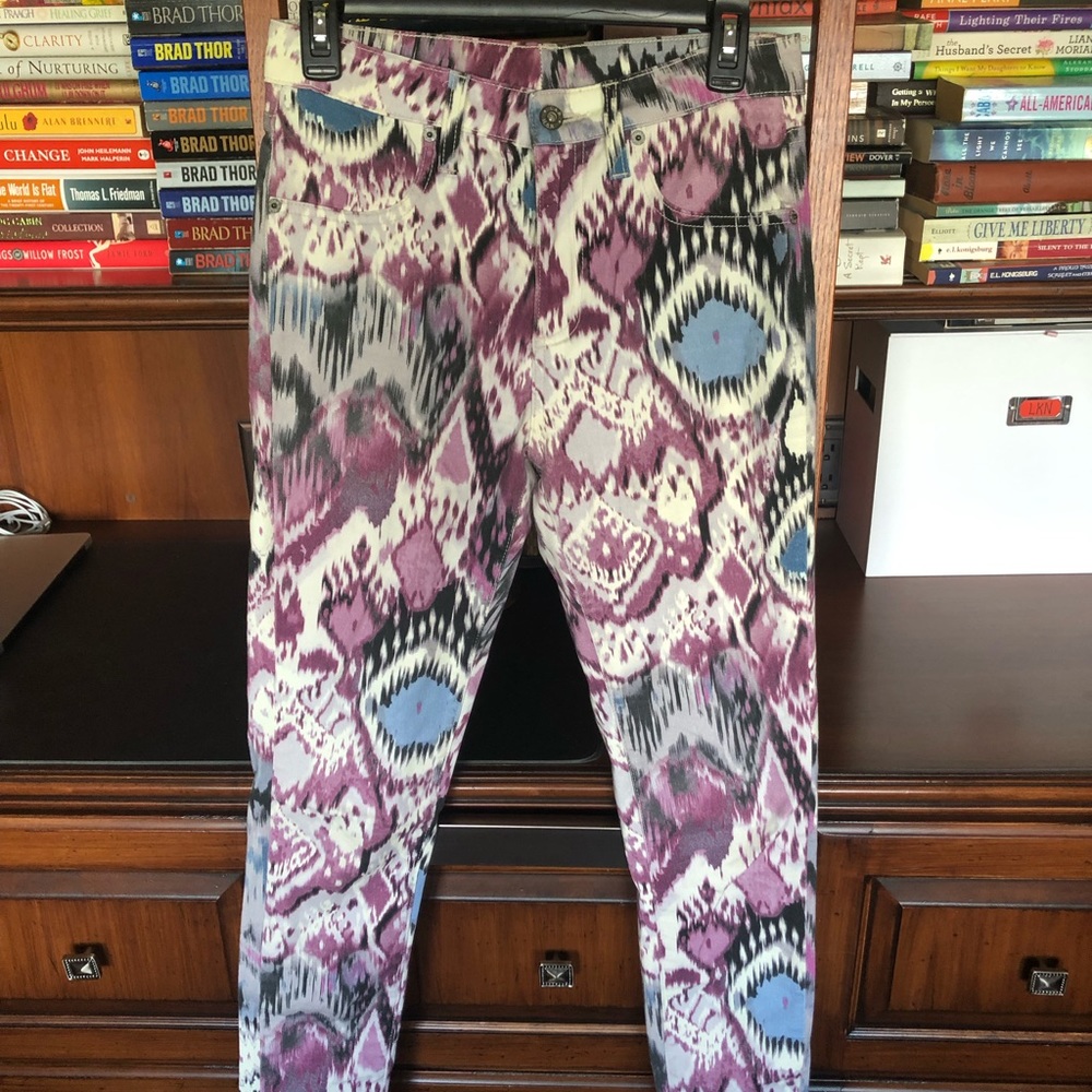 MultiColor Print Jeans